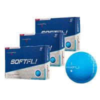 Maxfli SoftFli マットゴルフボール - 長距離 - ソフトフィール ブルー - 36ボール 並行輸入 | SELECTSHOPWakagiya