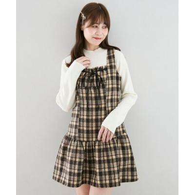 ジャンスカ ミニ（色：ブラウン系）のおすすめ人気商品一覧 通販