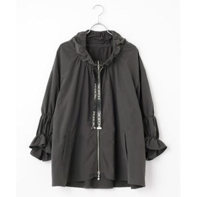 INGEBORG インゲボルグ　2wayロングコート　ブラック　9号 ツイードロングコート （その他アウター）｜INGEBORG