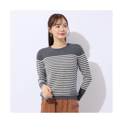 リリアンビューティ エクラ（Liliane Burty ECLAT）/【洗える】配色使いプルオーバーカットソー タカシマヤファッションスクエア - Liliane Burty ECLAT（Sサイズ