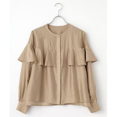 SEASON STYLE LAB リネンフリルブラウス セール】 リネンフリルブラウス （シャツ・ブラウス）｜SEASON