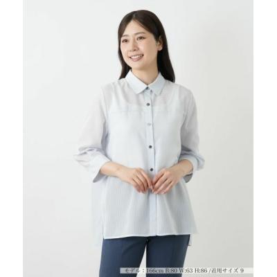 2024年✨美品✨大きいサイズ　レリアン　13+　スタンドカラーベスト　ブラック 大きいサイズ＞レース前開きブラウス シックスタイル 通販