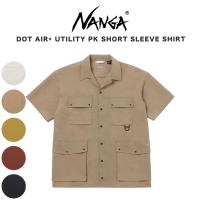 NANGA DOT AIR UTILITY PK SHORT SLEEVE SHIRT / ドットエア ユーティリティーポケット ショートスリーブシャツ nw2411-1h201-a アウトドア | セレクト雑貨ムー Yahoo!店