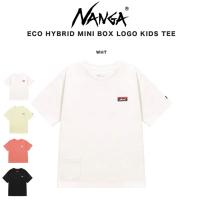 NANGA ナンガ ECO HYBRID MINI BOX LOGO KIDS TEE / エコハイブリッドミニボックスロゴキッズティー Tシャツ 子供服 | セレクト雑貨ムー Yahoo!店