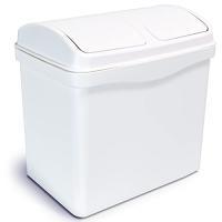 サンコープラスチック ゴミ箱 ソナタ スイング20 ホワイト 日本製 074256 20L | セルフトレイダーズ