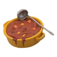 バンダイ ガチャ ワンピ飯 フィギュアコレクション 【海ブタ肉入りホルモンスープ】 | 仙界 ベルドゥニュイ