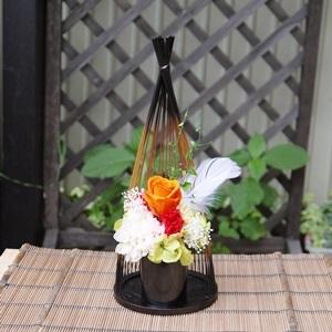 手作り伝統工芸品 駿河屋 - 花器 駿河竹千筋細工 ｜Yahoo!ショッピング
