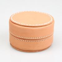 SENWA 丸型収納ケース レザー小物入れ 本革ボックス おしゃれ SENWA 丸型収納ケース レザー小物入れ 本革ボックス おしゃれ