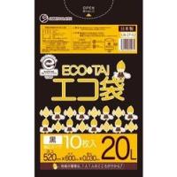 [ポリ袋]エコ袋 LN-27-52(20L)黒[0.030厚×520×600mm][10枚×60冊入]《サンキョウプラテック正規代理店》(注)宛先が個人名取り扱い不可 | 洗剤ワックススーパー ヤフー店