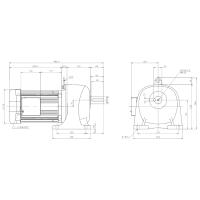 ニッセイ 三相200V ギアモータ 1.5kW 平行軸 ギアモータ G3L40N30-MD15TNNTN 脚取付 1.5kW 三相200V