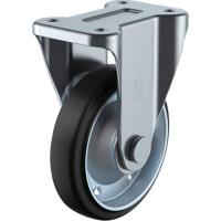 ユーエイ プレート式 WEK-100 固定 キャスター 導電ゴム 車輪径100mm Jタイプ K型 取付寸法80×45 20個まとめ売り 【まとめ売り商品】 | 設備プロ王国