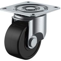 ユーエイ プレート式 CAL-HG-75PB 自在 低床キャスター フェノール 車輪径75mm Hタイプ CAL−HG型 取付寸法71×71 8個まとめ売り 【まとめ売り商品】 | 設備プロ王国