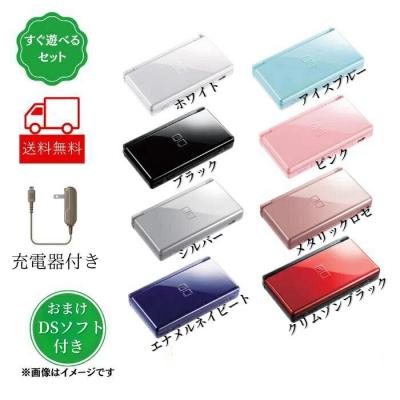 DS Lite 【すぐ遊べるセット】純正充電器＋おまけソフト＋レビュー