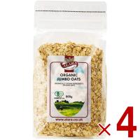 アララ オーガニックジャンボオーツ 800g 4個 オーガニック 有機 オートミール シリアル キタノ商事 オート麦 お徳用 ダイエット | SG Line ヤフー店
