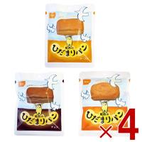 尾西 尾西食品 ひだまりパン パン プレーン メープル チョコ 3種 非常食 保存パン 防災食 備蓄 長期保存 防災   缶詰パン アウトドア 登山 各4個 | SG Line ヤフー店