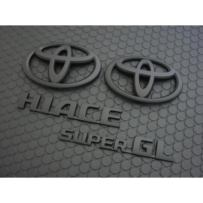 ハイエースエンブレムマットブラックのおすすめ人気商品一覧