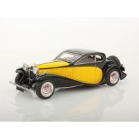 ルックスマート　1/43　ブガッティ　タイプ50T　1930　Black / Yellow | ミニカーショップshadow