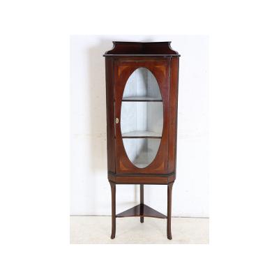 イギリス アンティーク マホガニー材 エドワーディアン様式 コーナーキャビネット ca-11 1910年代 イギリス製アンティーク エドワーディアン