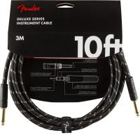 Fender USA DELUXE SERIES CABLE 10feet S/S (BLACK TWEED)(#0990820092) | 渋谷イケベ楽器村