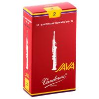 VANDOREN 「2」ソプラノサックス用リード バンドレン JAVA (ジャバ)　ファイルド レッドカット | 渋谷イケベ楽器村