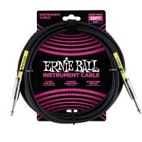 ERNIE BALL Classic Instrument Cable 10ft S/S Black [#6048] | 渋谷イケベ楽器村