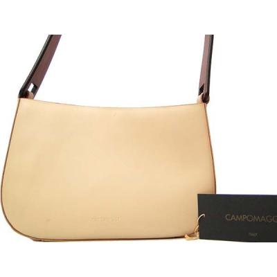 CAMPOMAGGI カンポマッジ ヴィンテージ ショルダーバッグ ベージュ 中古・古着通販】campomaggi (カンポマッジ) スタッズレザー