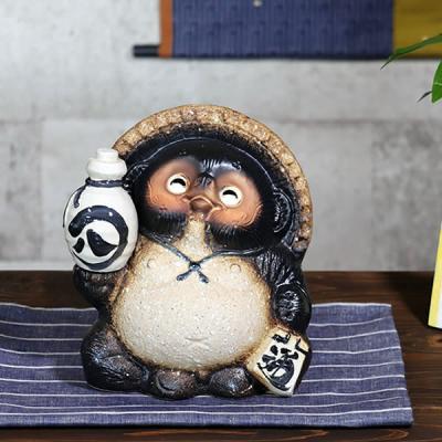 【信楽焼】たぬき　60cm 信楽焼 20号福ひねり狸 たぬき タヌキ 開運 縁起物 可愛い 陶器 商売