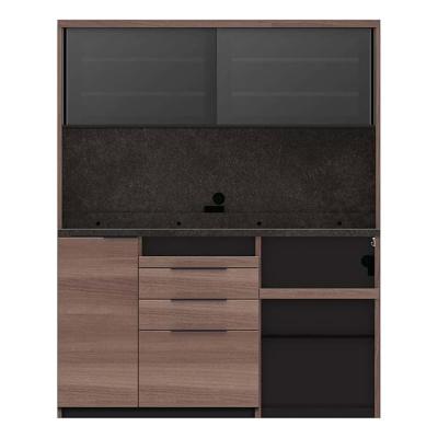 島忠 食器棚 キッチンボード カップボード キッチンボード プレジャー120HMオープン ミディアム(幅121×奥行
