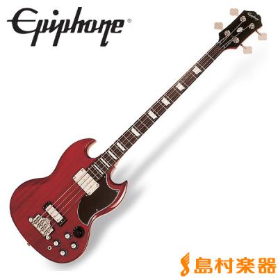⭐️直接引取3000円引OK！⭐️Epiphone エレキベース 赤　ケース付 エピフォン ベース（色：レッド系）の商品一覧 通販 - Yahoo!ショッピング