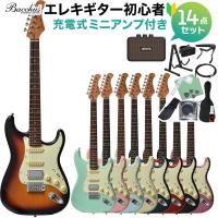 Bacchus バッカス BST-2-RSM/R エレキギター初心者14点セット 充電式ミニアンプ付き ストラトタイプ | 島村楽器Yahoo!店