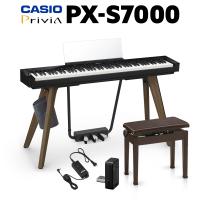 CASIO カシオ 電子ピアノ 88鍵盤 PX-S7000 BK ブラック 高低自在椅子セット PXS7000 Privia プリヴィア〔配送設置無料・代引不可〕 | 島村楽器Yahoo!店