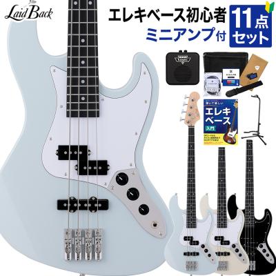 Laid Back エレキベース LaidBack LJB-5-R-JJ Vintage Black エレキベース ジャズべ