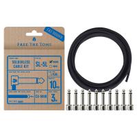 FREE THE TONE フリーザトーン SL-5L-NI-10K Niickel ソルダーレスプラグキット CU-5050用 Lプラグ 3m | 島村楽器Yahoo!店