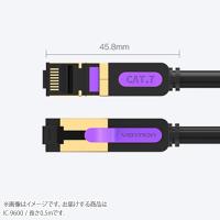 VENTION ベンション Cat.7 SSTP Patch Cable 0.5M Black IC-9600 | 島村楽器Yahoo!店