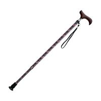 愛杖Eシリーズ　伸縮杖　柄タイプ / E-254A　ブラック花柄（ケイ・ホスピア） | 介護用品のシマヤメディカル