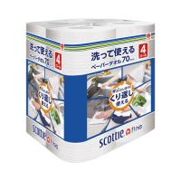 日本製紙クレシア 洗って使えるペーパータオル ７０カット×４ロール ３５３５６ | ジムエールYahoo!店