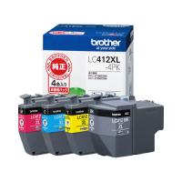 ブラザー インクカートリッジLC412XL−4P 4色パック LC412XL-4PK グリーン購入法適応 エコマーク | ジムエールYahoo!店