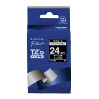 ブラザー 文字テープ　ＴＺｅ−３５５黒に白文字　２４ｍｍ ＴＺｅ−３５５ | ジムエールYahoo!店