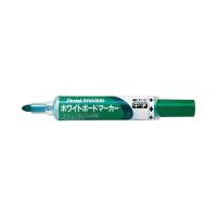 ぺんてる Pentel ホワイトボード用マーカー ノックル 緑インキ（丸芯・中字筆記線幅2．1ミリ） EMWLM-D グリーン購入法適応 | ジムエールYahoo!店