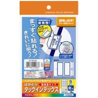 コクヨ インクジェット用インデックス紙ラベル ハガキサイズ１０枚入 ９面カット 青枠 ＫＪ−６０４５Ｂ | ジムエールYahoo!店