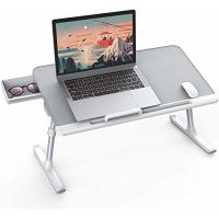 SAIJI ラップデスク 折りたたみテーブル ミニテーブル「安定性強化版」机 ローテーブル ベッドテーブル ノー