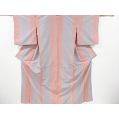 紅花紬 米沢 付下げ 訪問着 正絹 草木染 イ5261