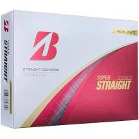 BRIDGESTONEブリヂストンゴルフボール SUPER STRAIGHT 2025年モデル 12球入 パールホワイト T5GX | シャイニングONE