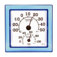 温湿度計クリア・ミニブルー CRECER 測定具 温度計・他 CR-12B | シャイニングストアEXPRESS