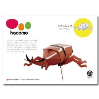 hacomo kids 昆虫シリーズ カブトムシ2 ダンボール工作キット | シャイニングストアEXPRESS
