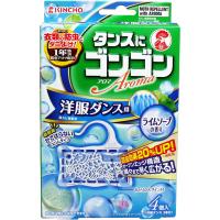 タンスにゴンゴン アロマ 洋服ダンス用 ライムソープの香り 1年防虫 4個入 | シャイニングストアEXPRESS