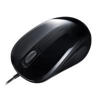 サンワサプライ 抗菌 静音有線ブルーLEDマウス ブラック MA-YBSK315BK | ベッド・ソファ専門店シャイニングストア生活館