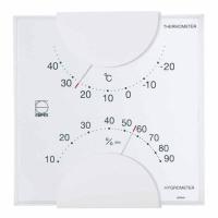EMPEX 温度・湿度計 エルム 温度・湿度計 壁掛用 LV-4901 ホワイト | シャイニングストアNEXT