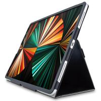 エレコム iPad Pro 12.9インチ 2021年モデル ケース カバー レザー フラップ 軽量 ブラック ハンドホールドベルト ペンホルダ TB-A21PLPLFBK | シャイニングストアNEXT