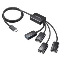 サンワサプライ USB3.2 Gen1+USB2.0 Type-Cコンボハブ(4ポート) USB-3TC436BK | シャイニングストアNEXT